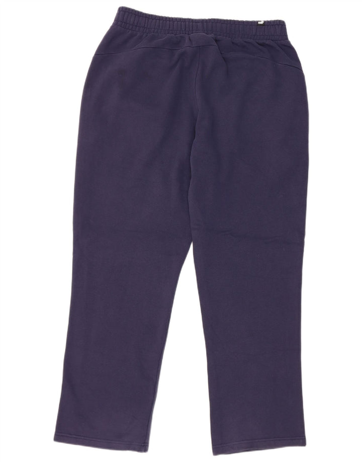 Puma Pantalon de survêtement pour homme en coton bleu marine Taille L