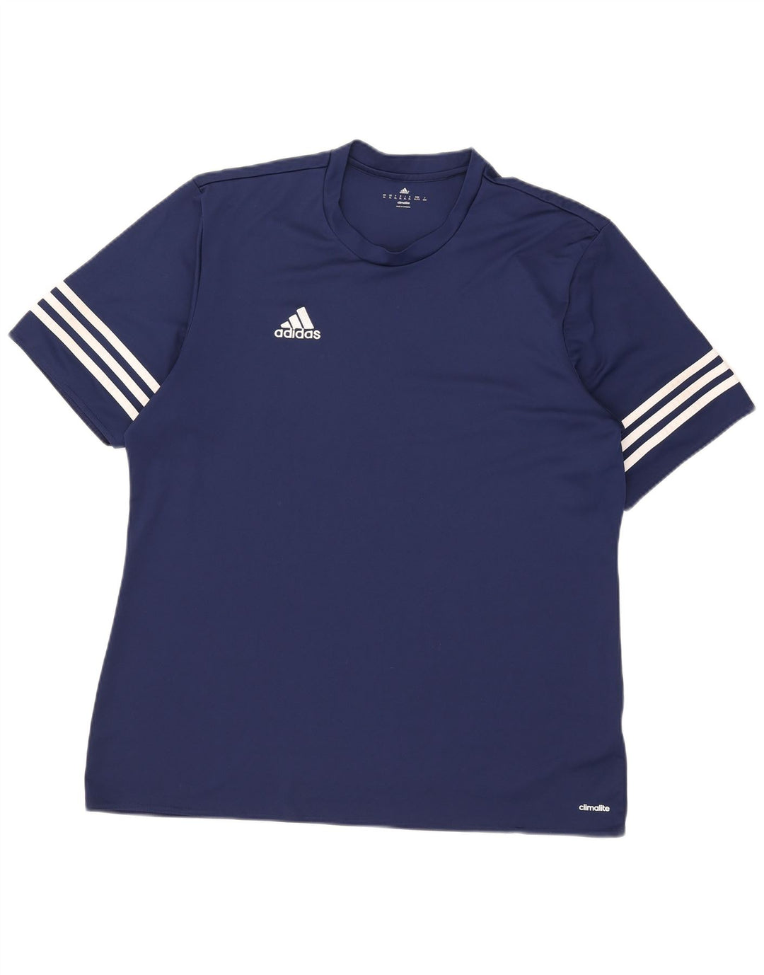 Adidas Homme Climalite T-Shirt Top XL Bleu Marine Polyester