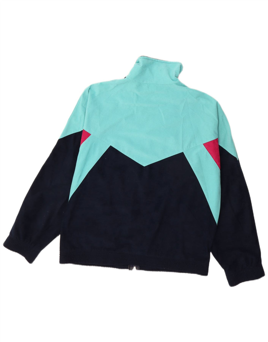 TERINDA Veste de Survêtement pour Homme Large Bleu Marine Colorblock