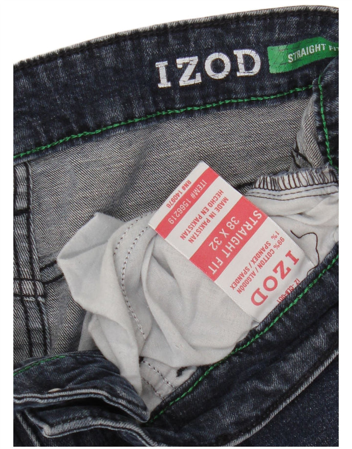 Izod Jean droit homme W38 L32 bleu coton