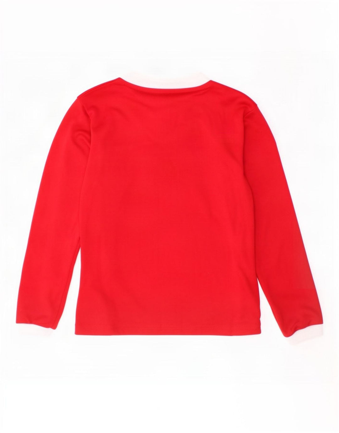 Adidas Climalite Top à manches longues pour garçon 7-8 ans Petit colorblock rouge