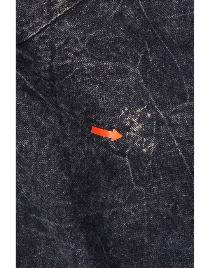 CHRISTIE OF CALIFORNIA Manteau en jean surdimensionné pour femme US 14 XL Bleu marine