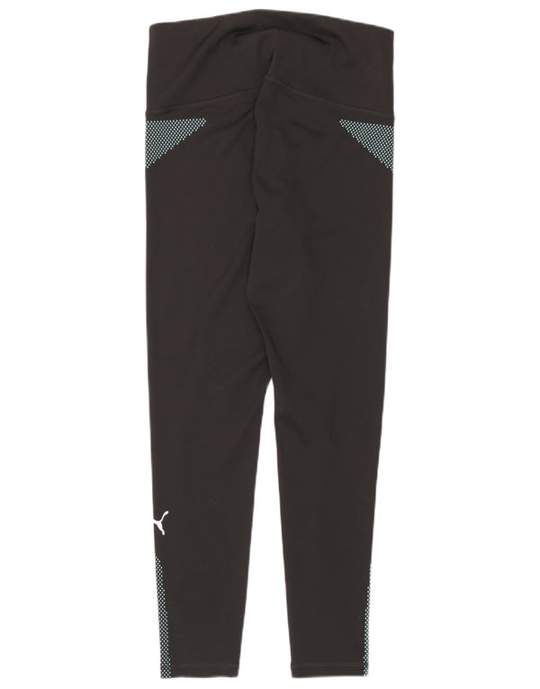 Puma Leggings pour femme UK 42 Medium Noir Géométrique