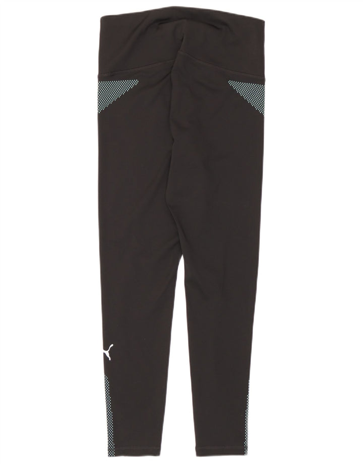 Puma Leggings pour femme UK 42 Medium Noir Géométrique