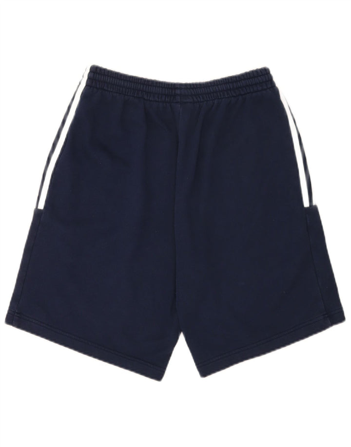 Adidas Short de sport pour homme en coton bleu marine moyen