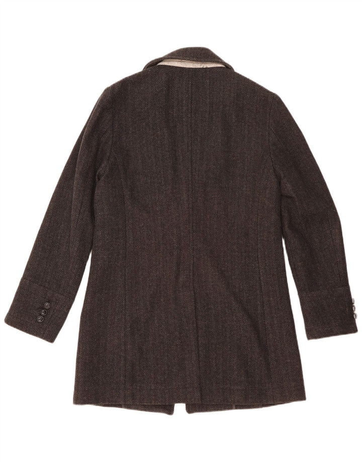 Superdry Pardessus XS Gris Laine à Chevrons Homme