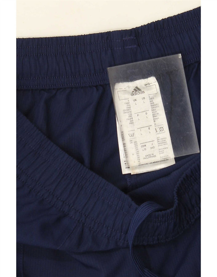 Adidas Short de sport Aeroready pour hommes, grand, bleu marine, polyester