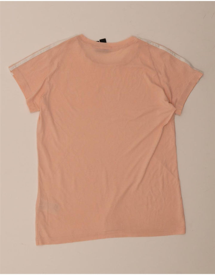 Adidas T-Shirt Femme Top UK 16/18 Grand Rose Polyester