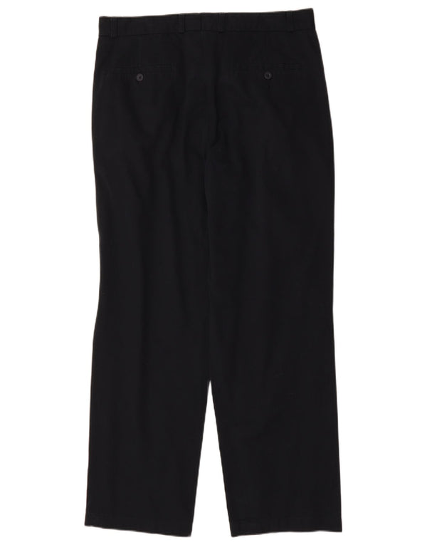 C & A Pantalon de costume pour homme EU 46 Small W34 L30 Bleu marine Coton