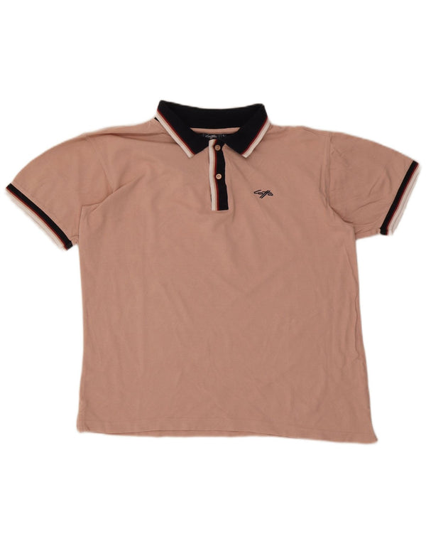 Lotto Polo Rugby Homme Grand Rose Coton