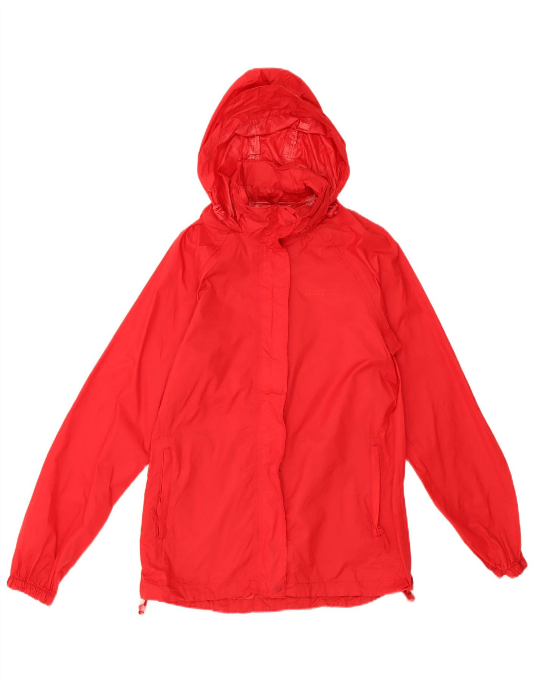 Mountain Warehouse Veste de pluie à capuche pour femme UK 8 Small Rouge Nylon
