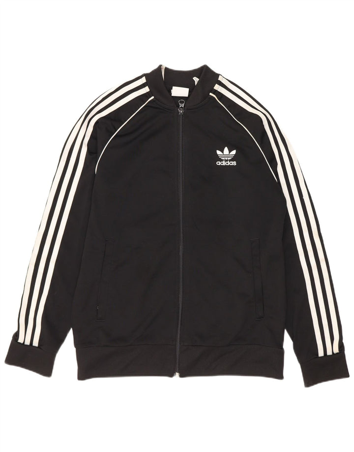 Veste de survêtement Adidas Garçon 12-13 ans Noir Polyester