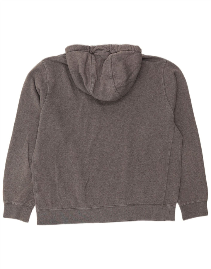 NIKE Pull à capuche pour homme en coton moucheté gris grand
