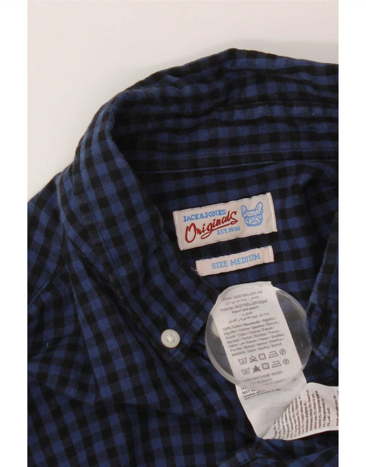 Jack & Jones Chemise Homme Bleu Marine Moyen Vichy Coton