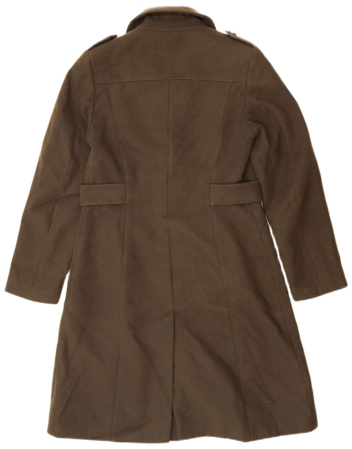 Marks & Spencer Manteau pour femme UK 10 Petit Kaki Polyester