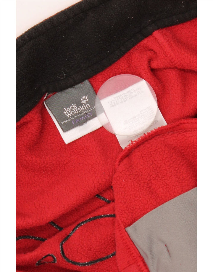 JACK WOLFSKIN Veste Polaire Graphic Liner Fille 8-9 ans Rouge Polyester
