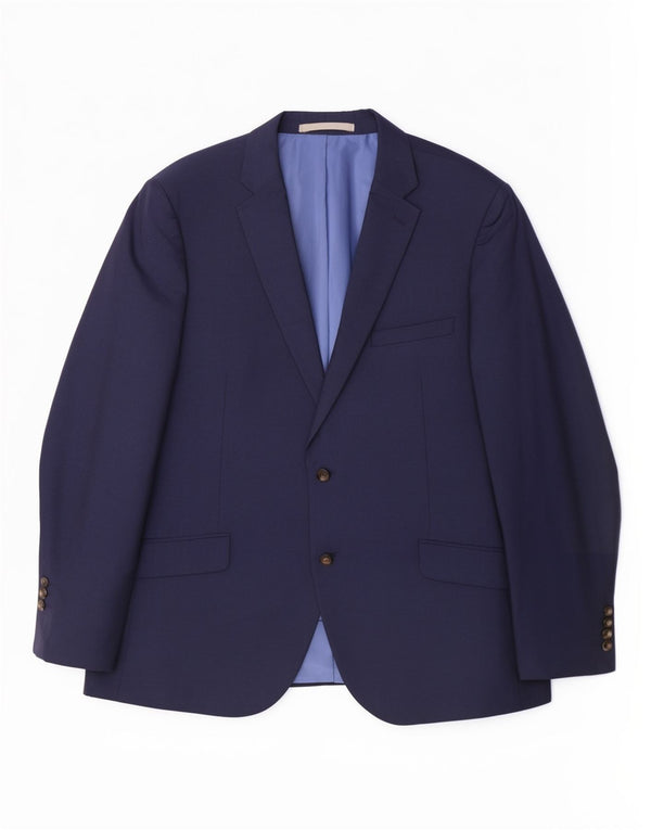 Marks & Spencer Veste blazer à 2 boutons pour homme UK 44 XL Bleu marine classique