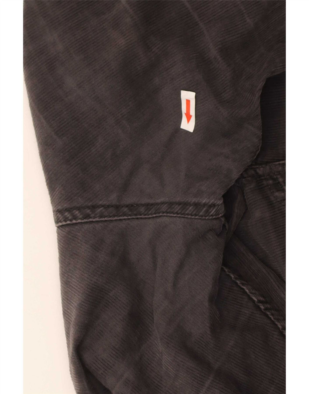 Paul Smith Pantalon bootcut en velours côtelé pour homme W32 L31 Gris Coton