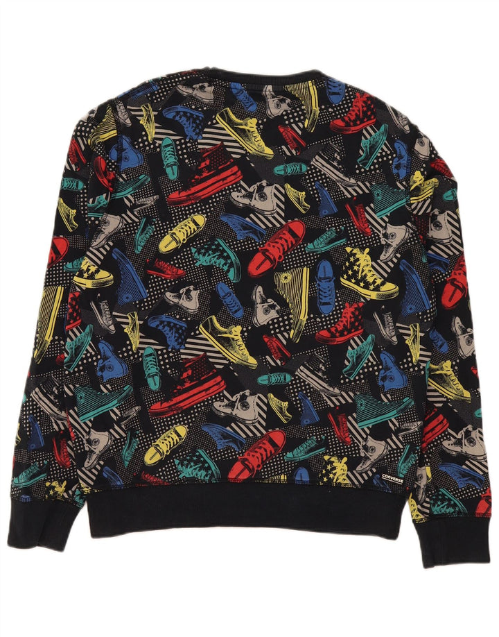 Converse Sweat-shirt graphique en coton multicolore moyen pour homme