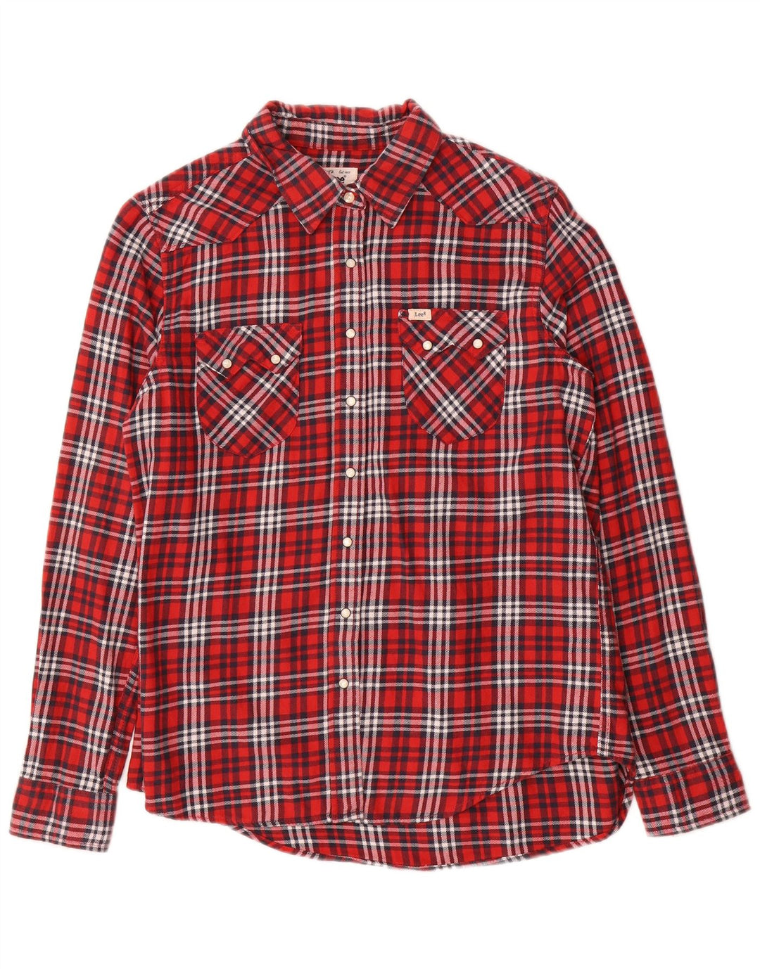 Lee Chemise en flanelle pour femme UK 16 Grand carreaux rouges