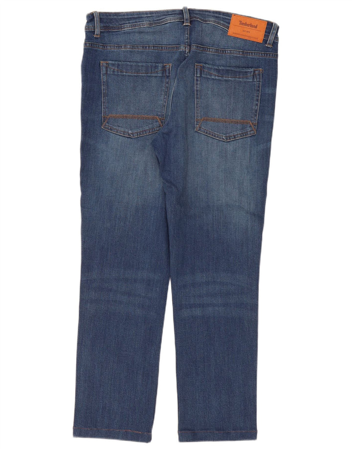 Timberland Jean Droit Femme W36 L29 Bleu Coton