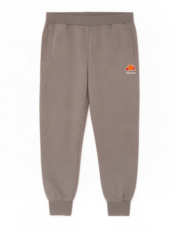 Ellesse Pantalon de survêtement pour femme Joggers UK 10 Small Gris Coton