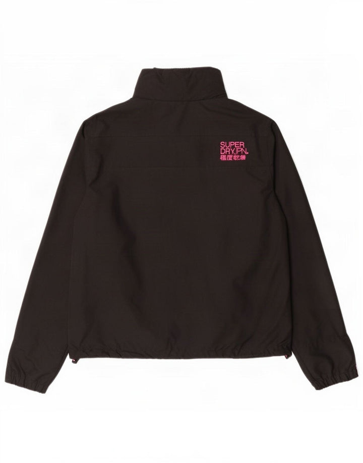 Superdry Veste de Pluie The Windcheater Femme UK 18 XL Nylon Noir