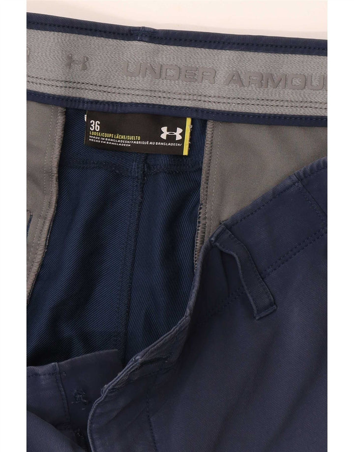 Under Armour Short chino pour homme Large W36 Bleu