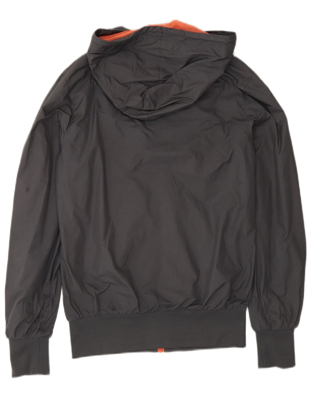 Veste de pluie à capuche Nike pour femme UK 10 Small Gris Polyester Sports