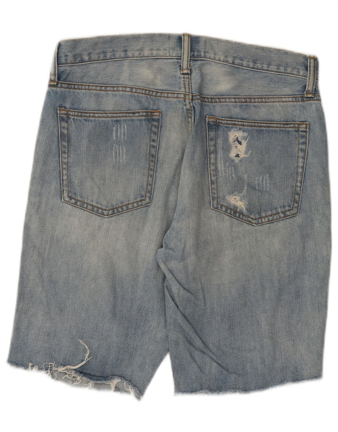 GAP Short en jean slim effet vieilli W31 en coton bleu moyen pour homme