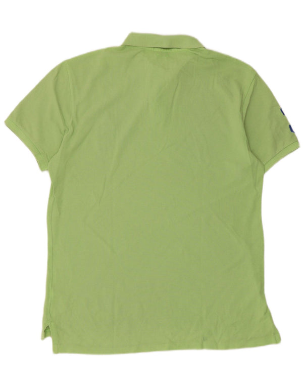 Polo Ralph Lauren Chemise slim graphique pour hommes en coton vert moyen