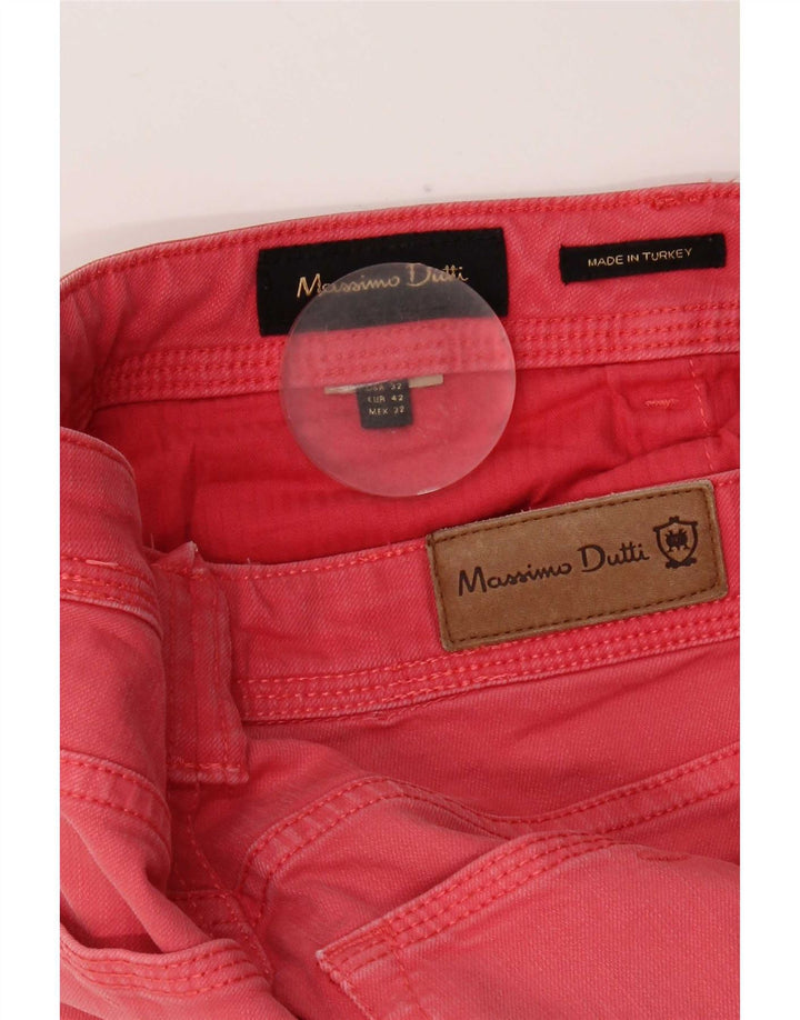 Massimo Dutti Jean slim pour homme EU 42 Large W32 L31 Rose