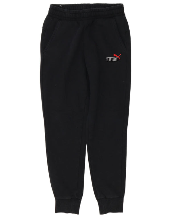 Puma Pantalon de survêtement pour homme en coton noir Taille S