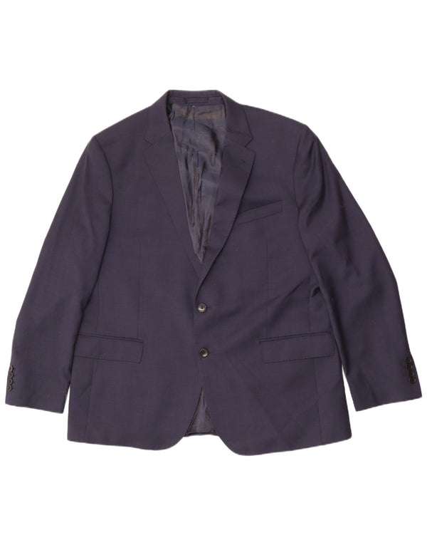Marks & Spencer Veste blazer autographe à 2 boutons pour homme UK 48 2XL Bleu marine