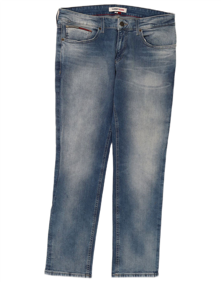 TOMMY HILFIGER Jean Slim Scanton Homme W34 L30 Bleu Coton