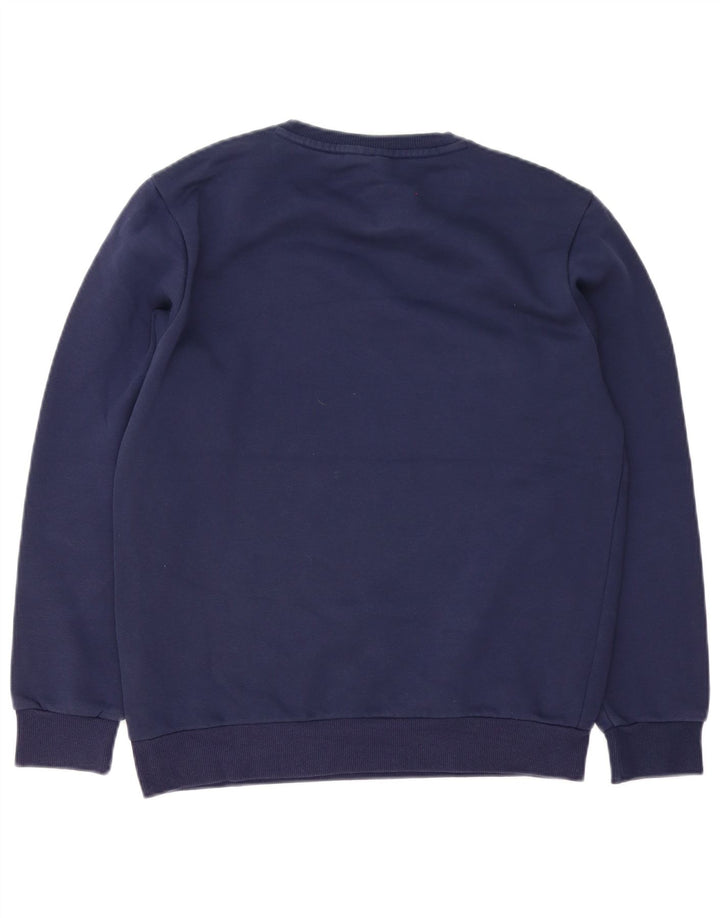 Puma Sweat-shirt pour homme en coton bleu marine Taille S