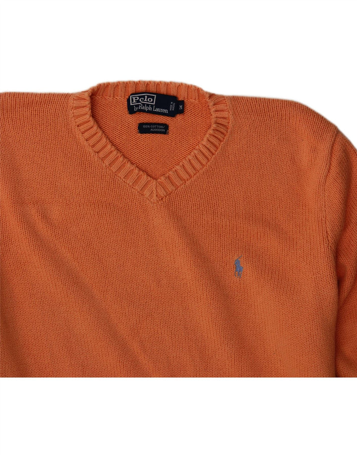POLO RALPH LAUREN Pull Col V Homme Orange Moyen