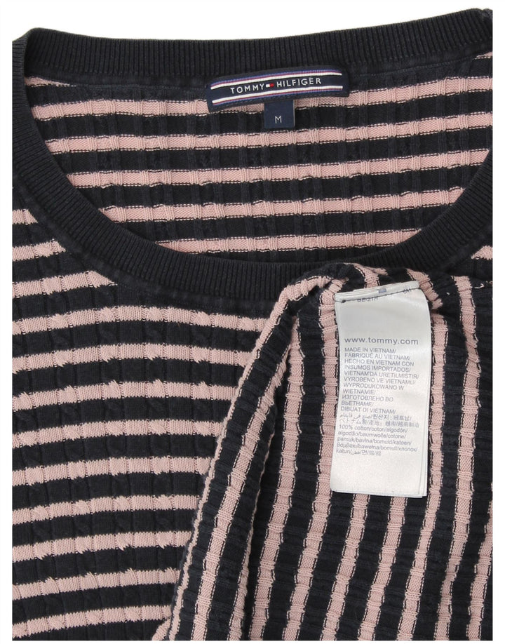 TOMMY HILFIGER Haut à manches longues pour femme UK 14 Medium Navy Blue Preppy