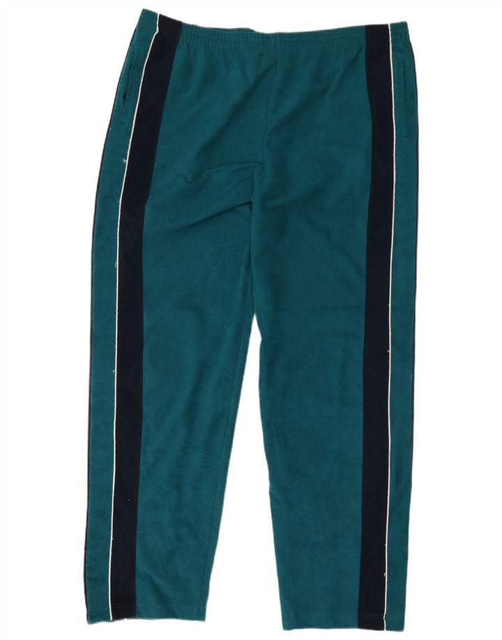 Kappa Pantalon de Survêtement Graphique Homme Large Bleu Colorblock Polyester