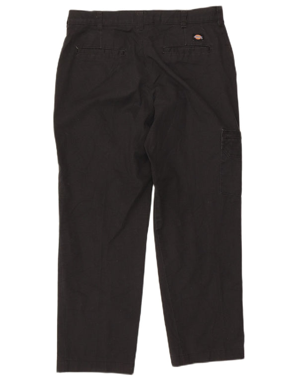 Dickies Pantalon cargo droit pour femme Petite US 10 Large W30 L26 Noir