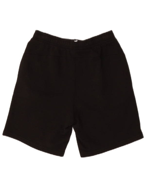 Puma Short de Sport Garçon 15-16 ans Noir Coton