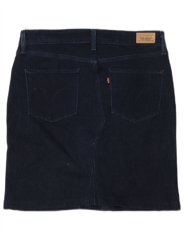 Levi's Jupe en Jean W30 Femme Bleu Marine Moyen Coton