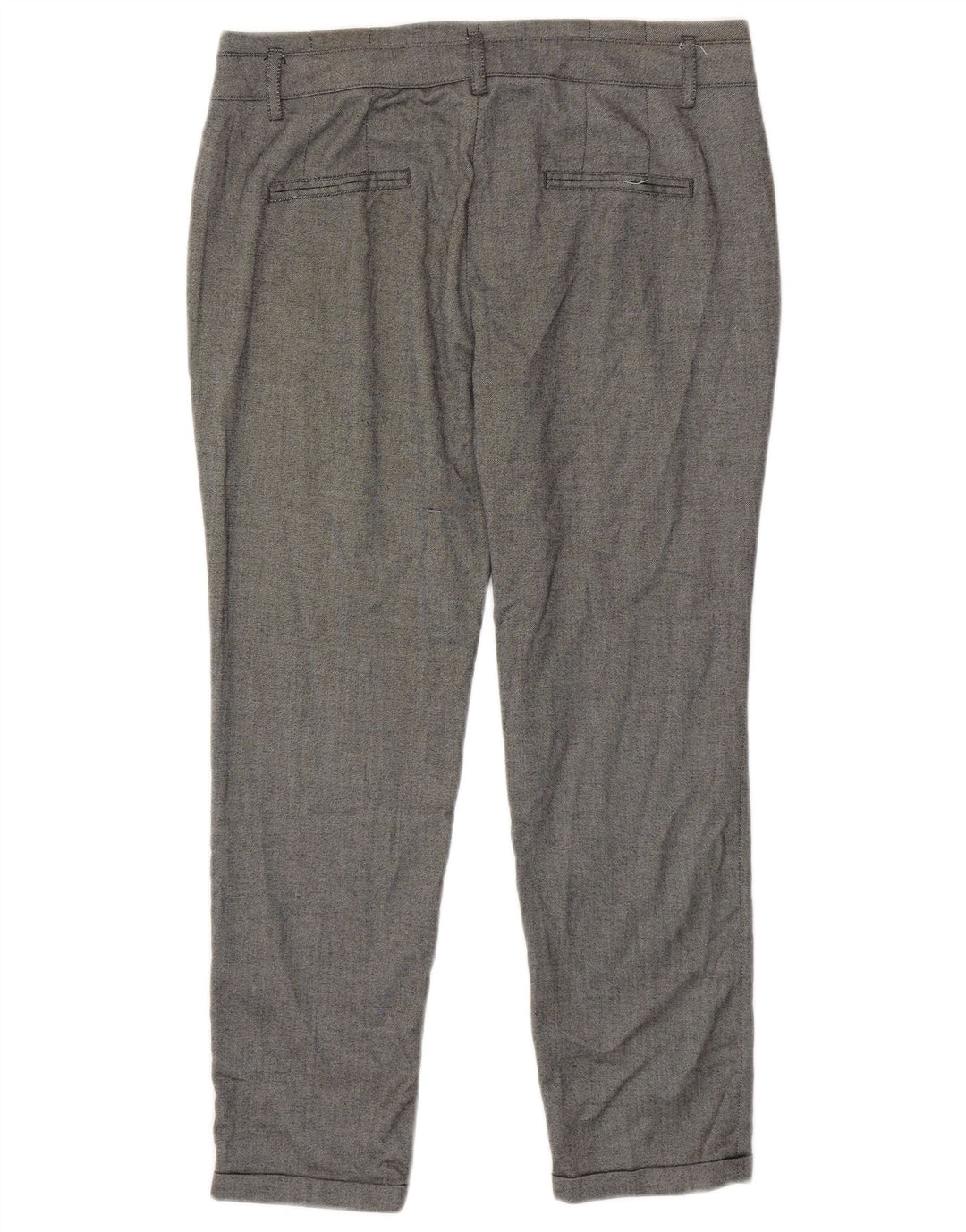 Zara Pantalon Chino Slim Homme EU 40 Medium W30 L27 Gris Polyamide