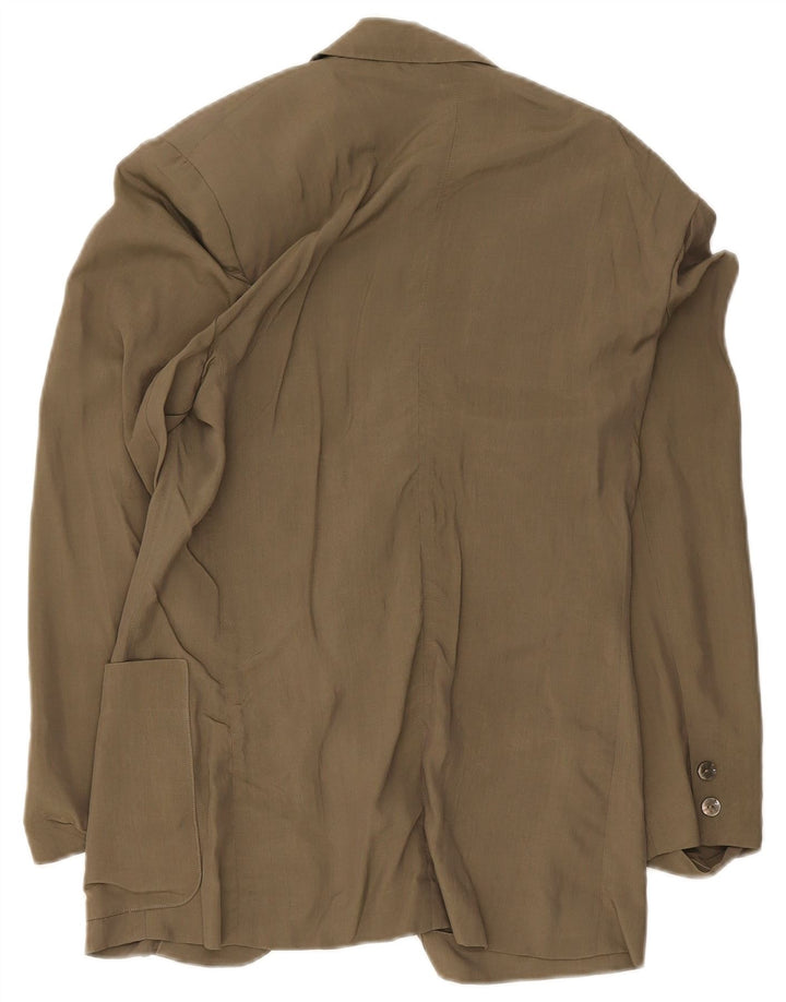Veste Blazer Femme Vintage EU 40 Vert Moyen
