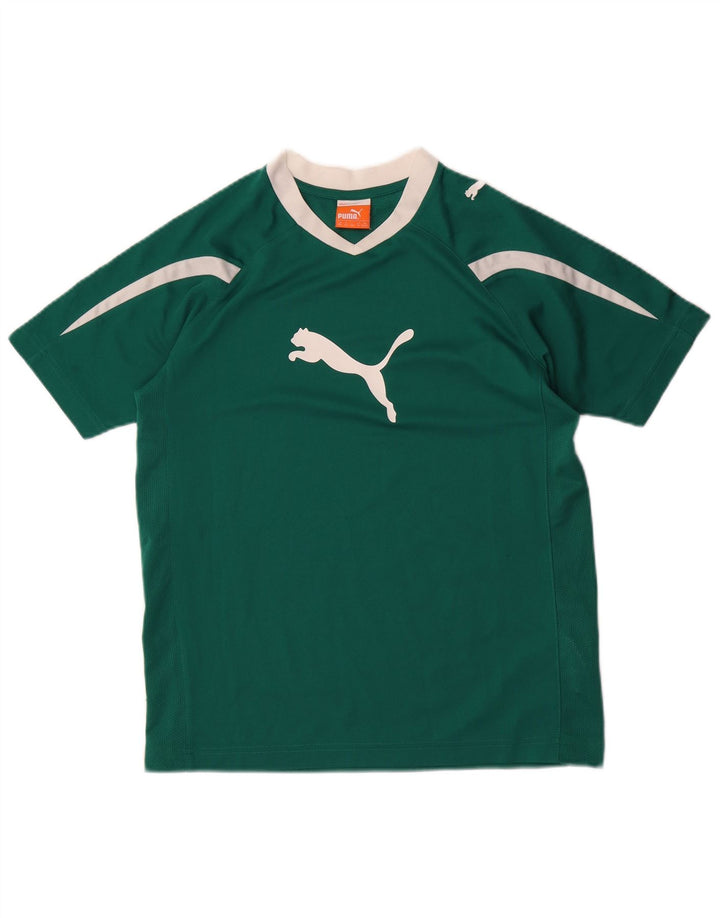 PUMA T-Shirt Graphique Garçon 13-14 ans Vert Polyester