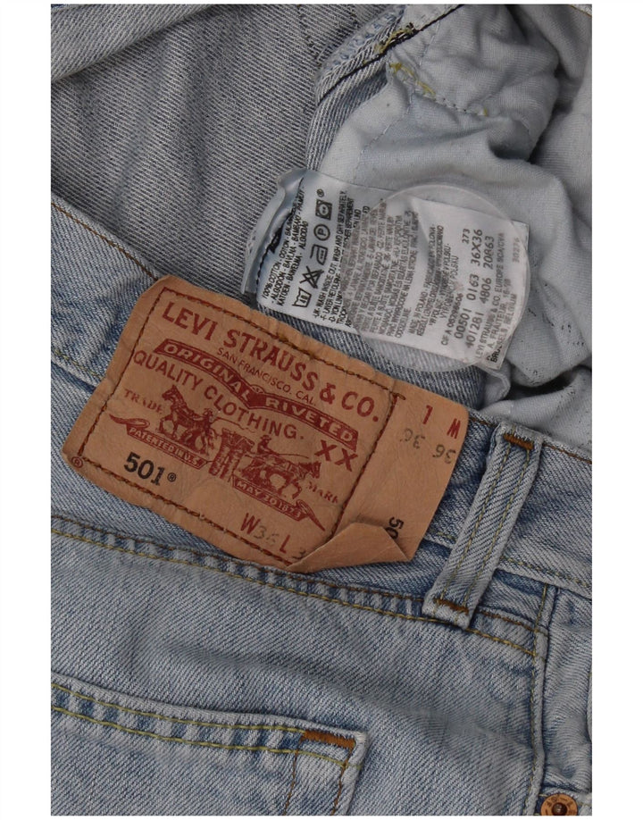 Levi's Jean Droit 501 Homme Bleu W36 L28 Coton