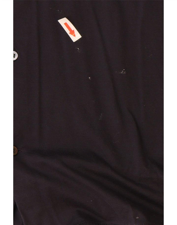Cos Chemise à Manches Courtes Homme Grand Bleu Marine Coton
