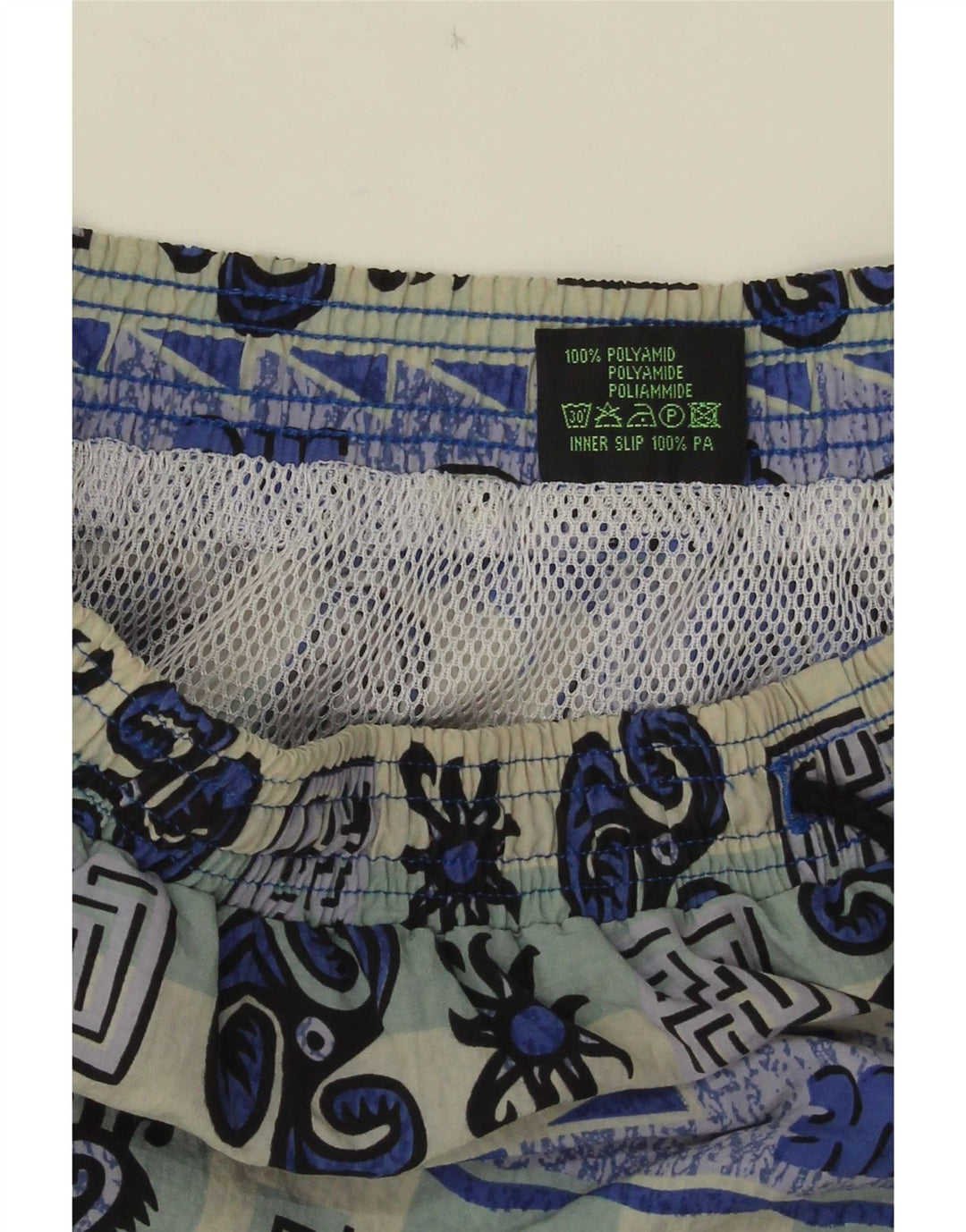Santo Stefano Short de Bain à Motif Abstrait pour Homme XL Bleu Colorblock