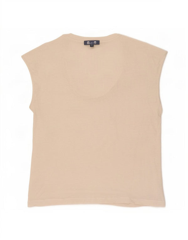 Massimo Dutti Débardeur pour femme UK 14 Medium Off White