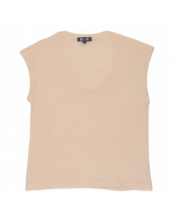 Massimo Dutti Débardeur pour femme UK 14 Medium Off White